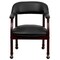 Emma and Oliver Conference Chair with Accent Nail Trim and Casters